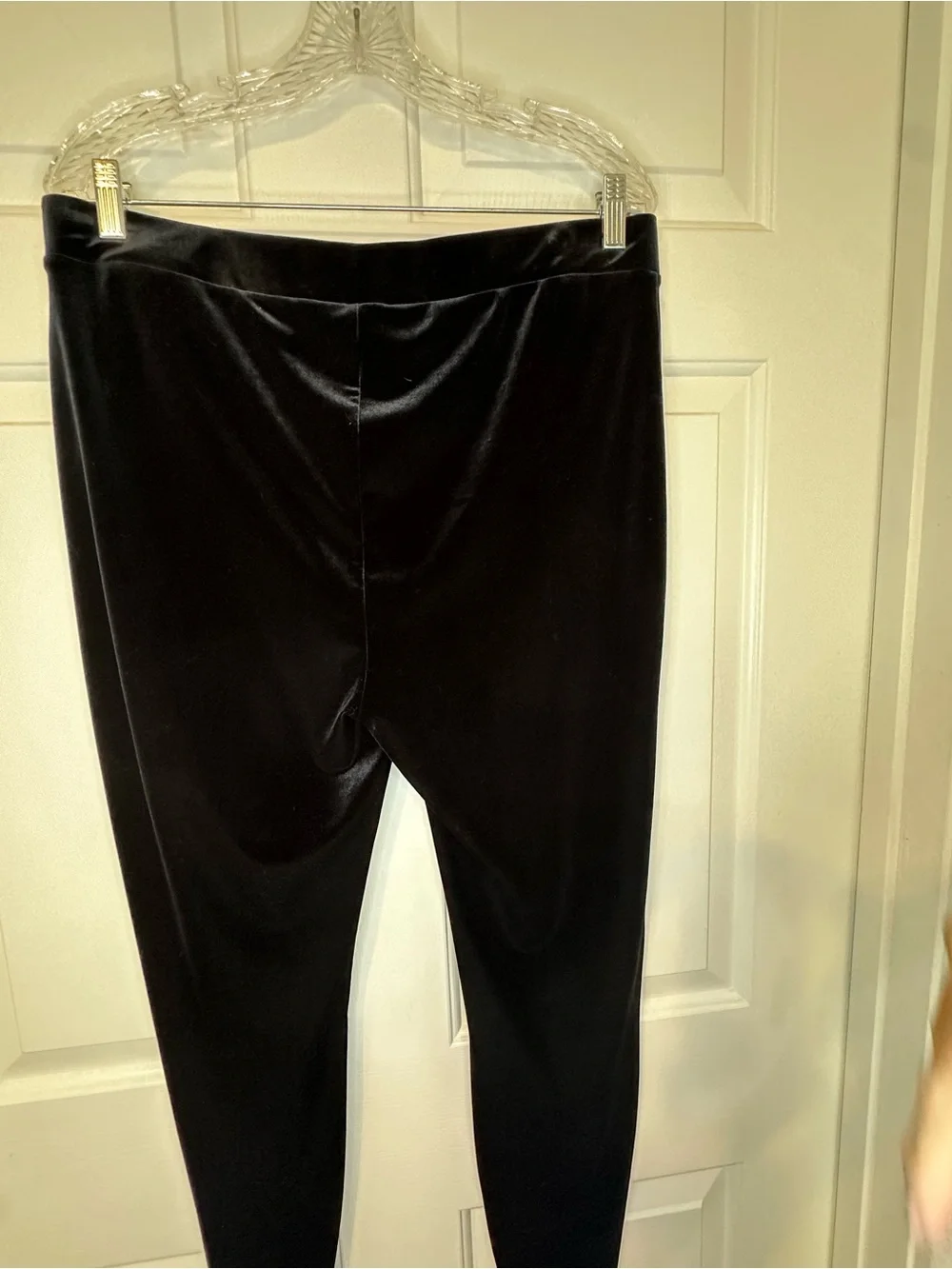 J. Crew Black Velvet Pants/Leggings